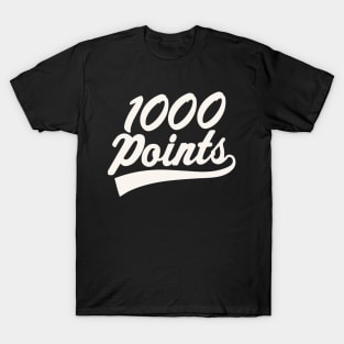 1000 Points Scorer High School Basketball Player T-Shirt